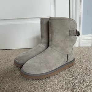 Gray unique ugg boots